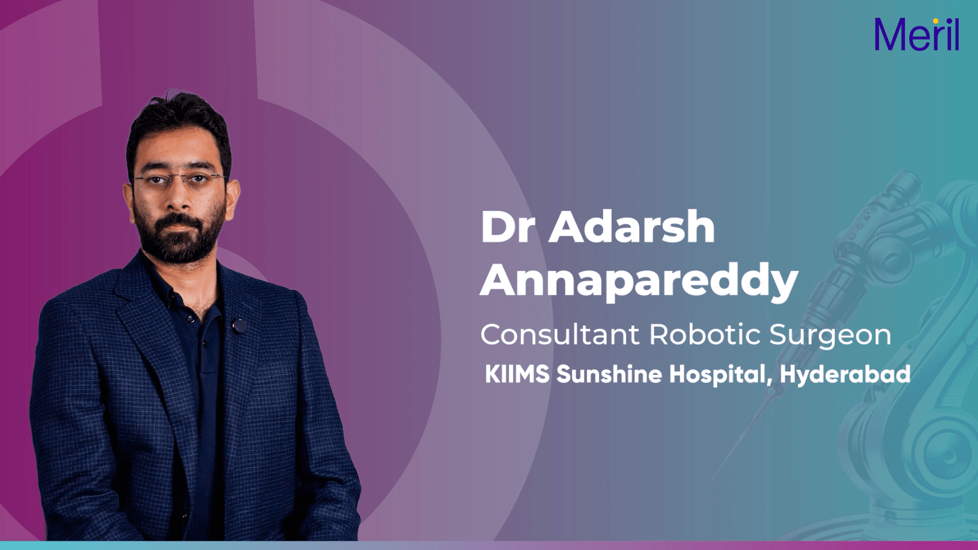 Surgeon’s Role in Robotic Knee Replacement | Dr Adarsh Annapareddy