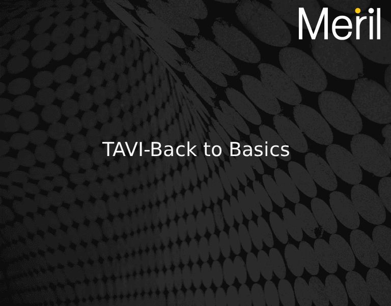 TAVI-Back to Basics