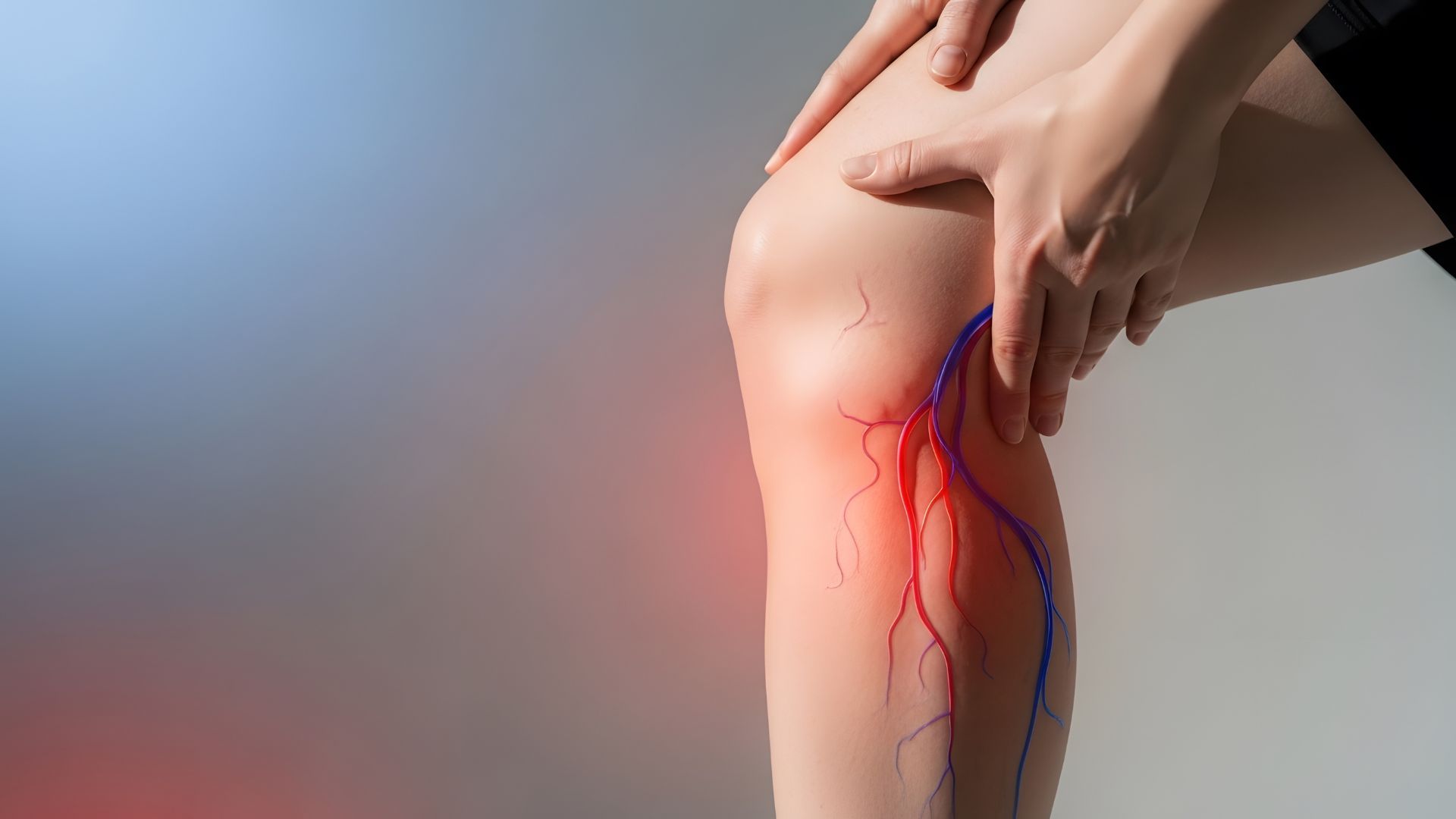 Leg aching and vein blockage